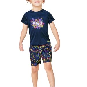 NWT FWD Sporty Navy Toddler Athletic Short Sleeve T-shirt and Shorts 4T & 2T